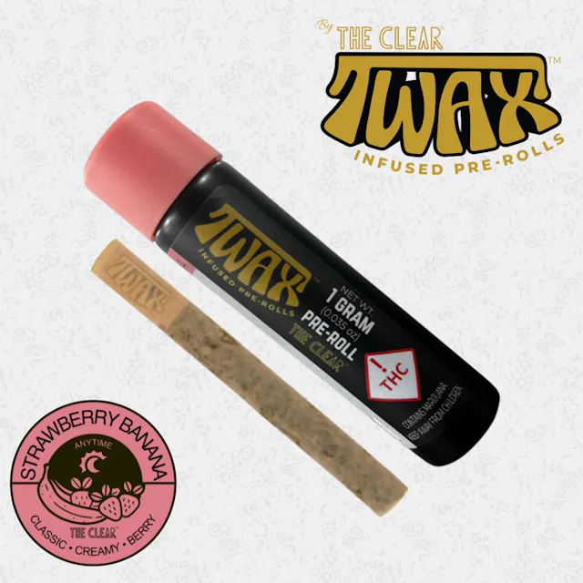 TWAX Infused Pre-Roll Strawberry Banana 1g (hybrid)