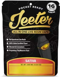 Product: Jeeter | Live Resin Disposable Vape - 1g - Haze Mist