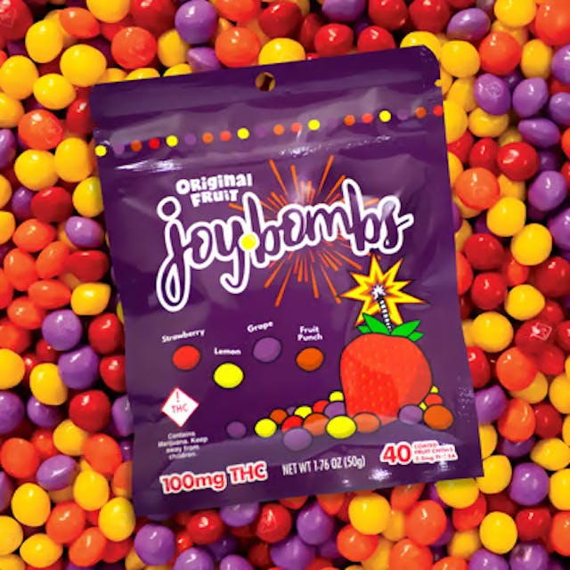 Joy Bombs Original Fruit (40pk / 100mg THC) - Image 5