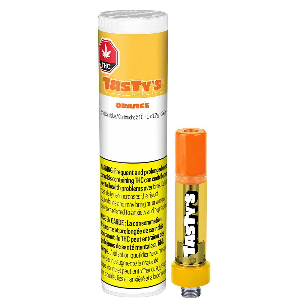 Tasty's - orange liquid diamond 510 vape