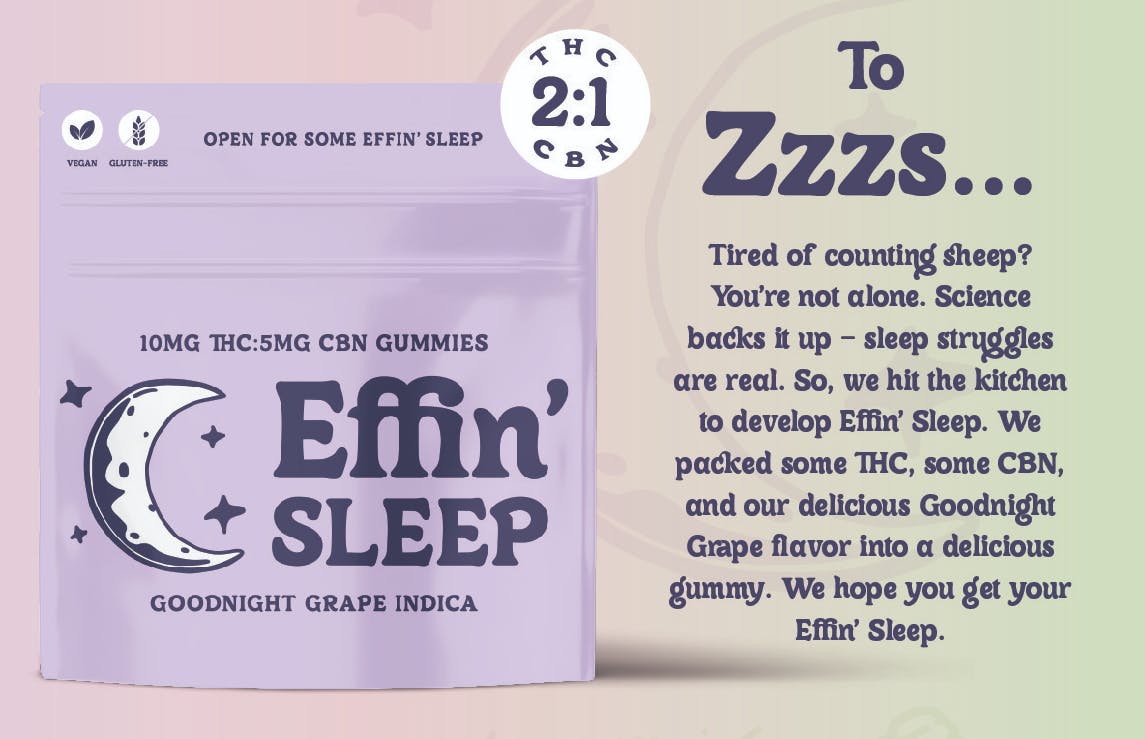 Effin' Edibles Goodnight Grape