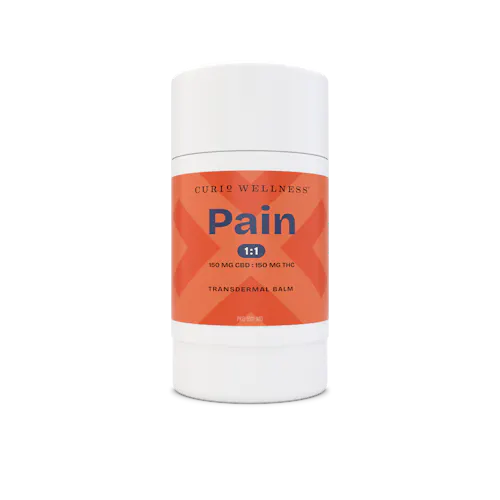 Pain Transdermal Balm 1:1 150mg – Curio-active