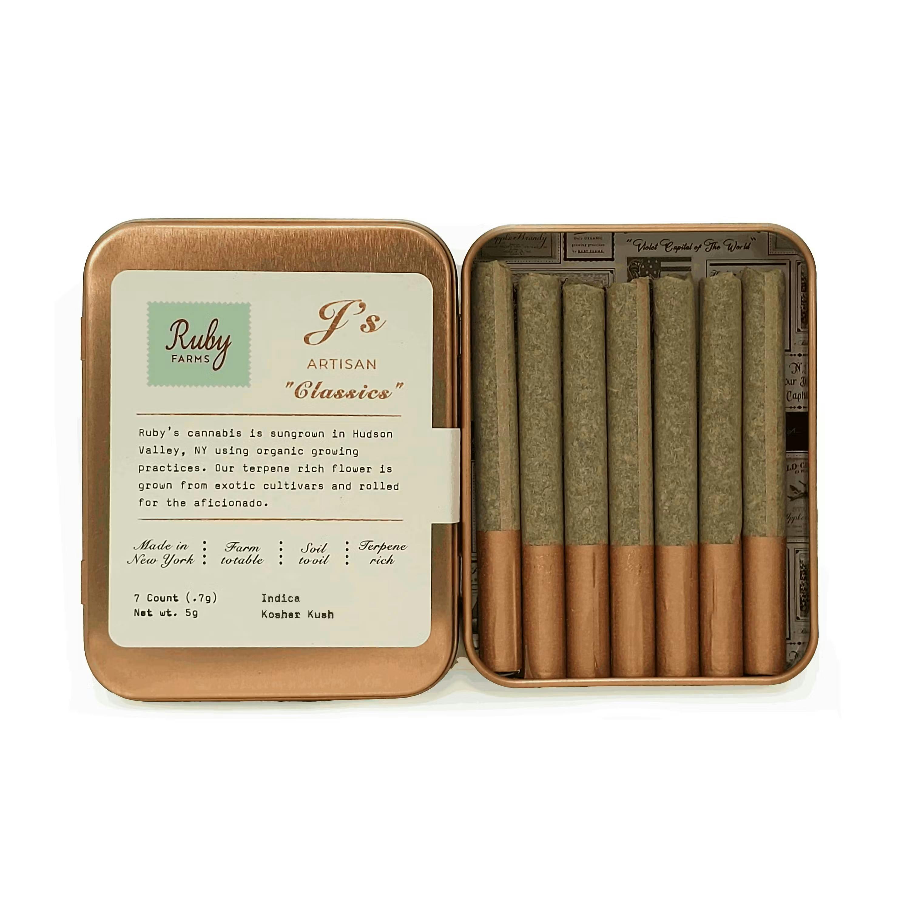 Ruby Farms | Kosher Kush | Pre Roll | 7pk | 5g