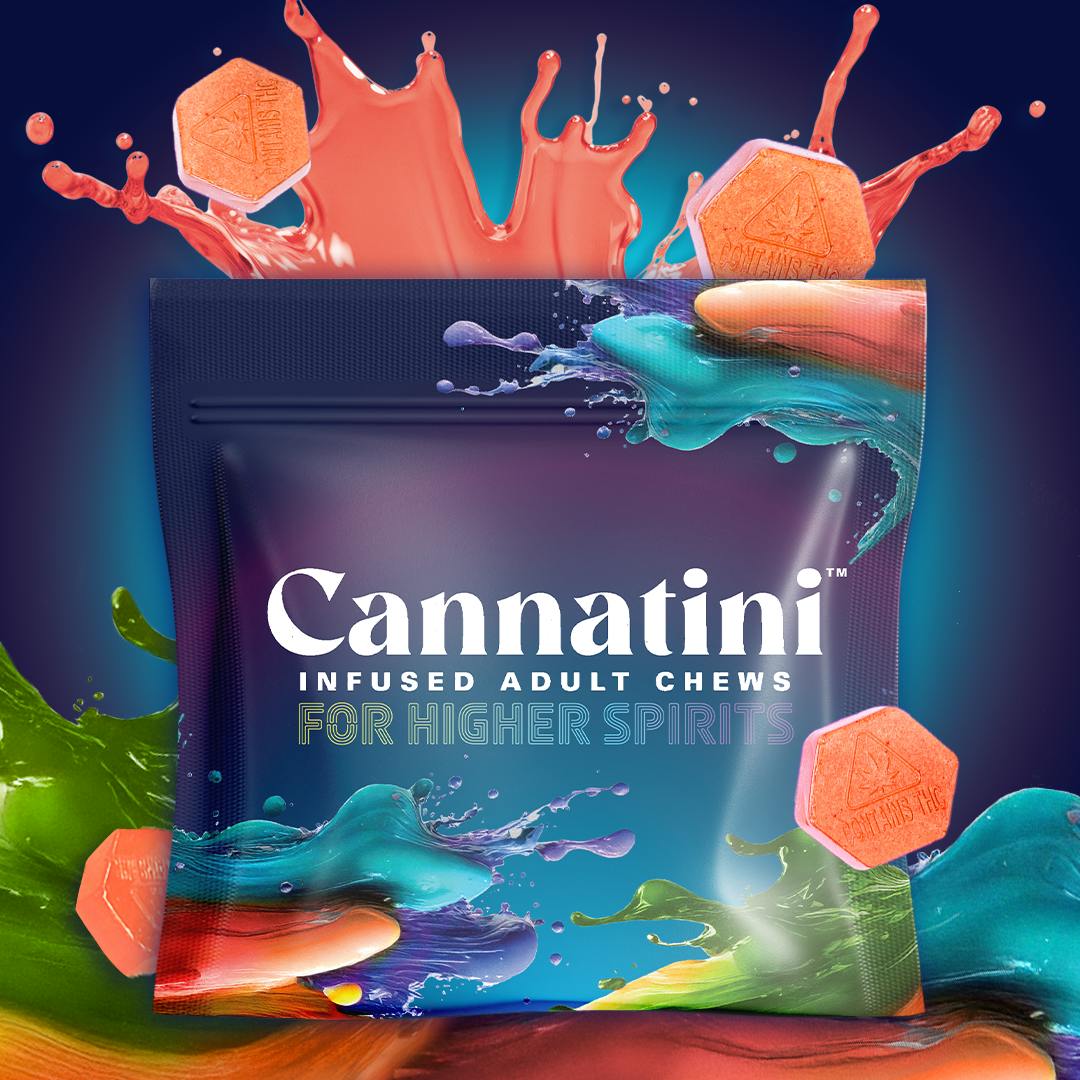 Cannatini Gummy Wild Strawberry Bellini 200mg (20Pk) (CBD:D9