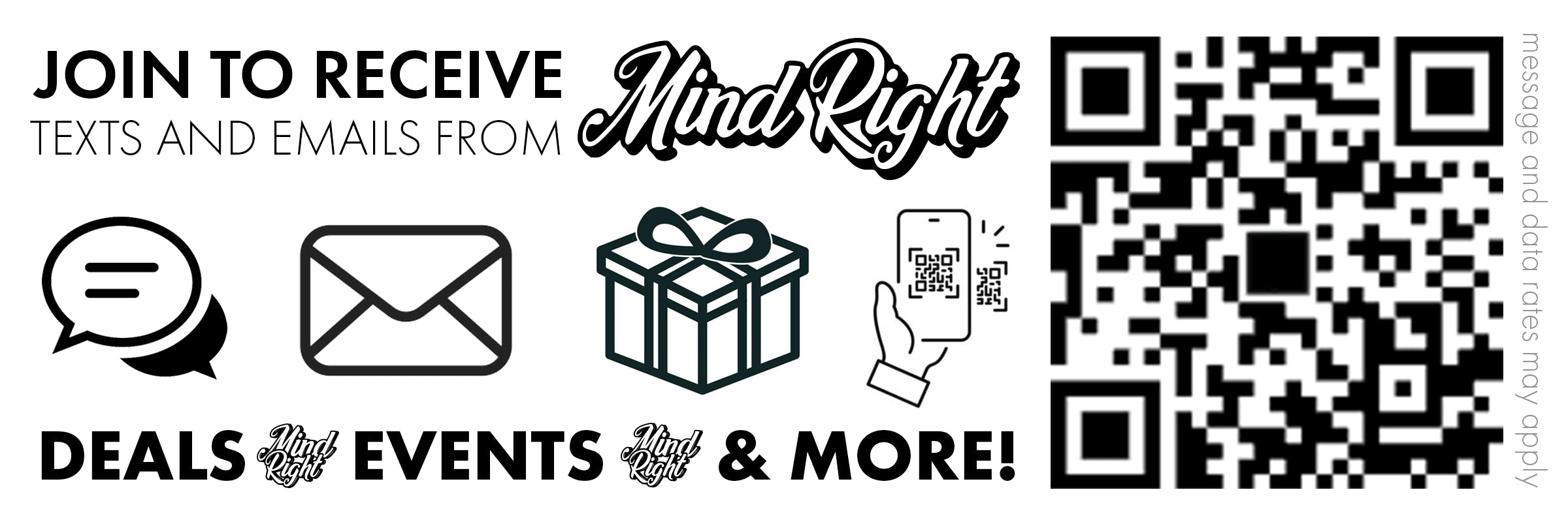 Join MindRight's Text and Email Blast!