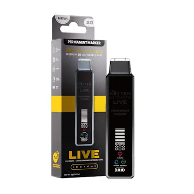 Mitten Extracts - 2g Live Sauce Disposable - Permanent Marker (I) - DISPOSABLES by Mitten Extracts at King of Budz