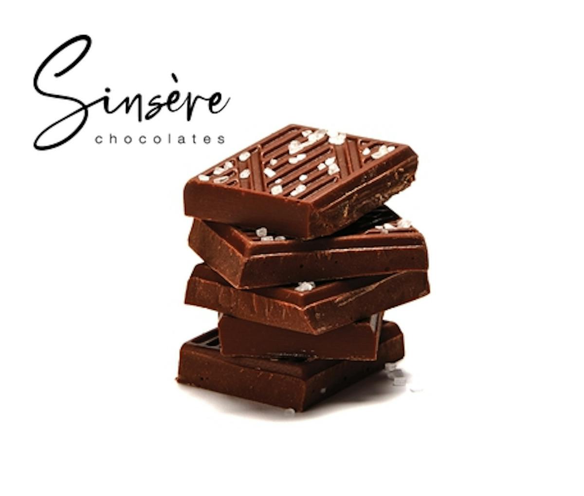 Photo of Loves Oven – Sinsere – Salted Dark Chocolate Bar (H) 100mg
