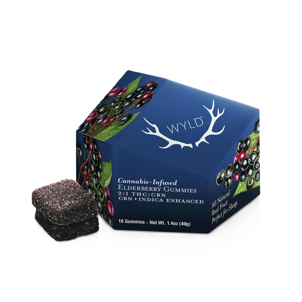 Photo of Wyld | Elderberry | 2:1 CBN Gummy 10PK