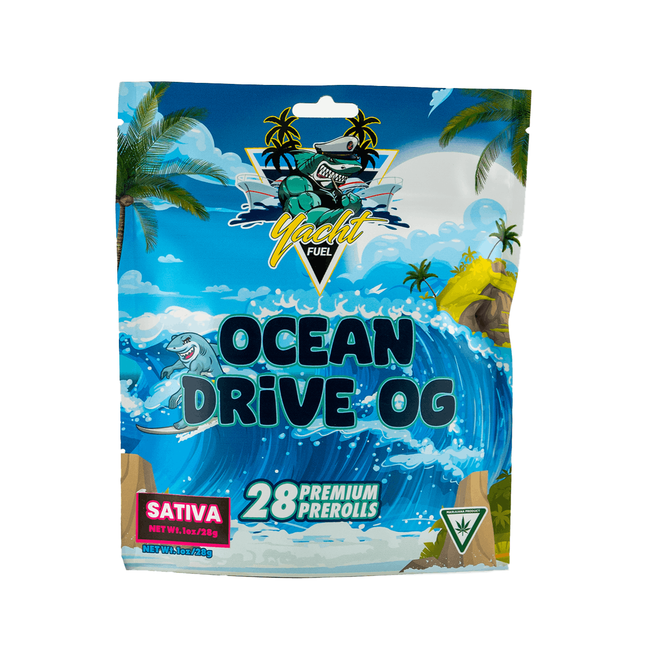 Yacht Fuel - 28-Pack 1g Prerolls - Ocean Drive