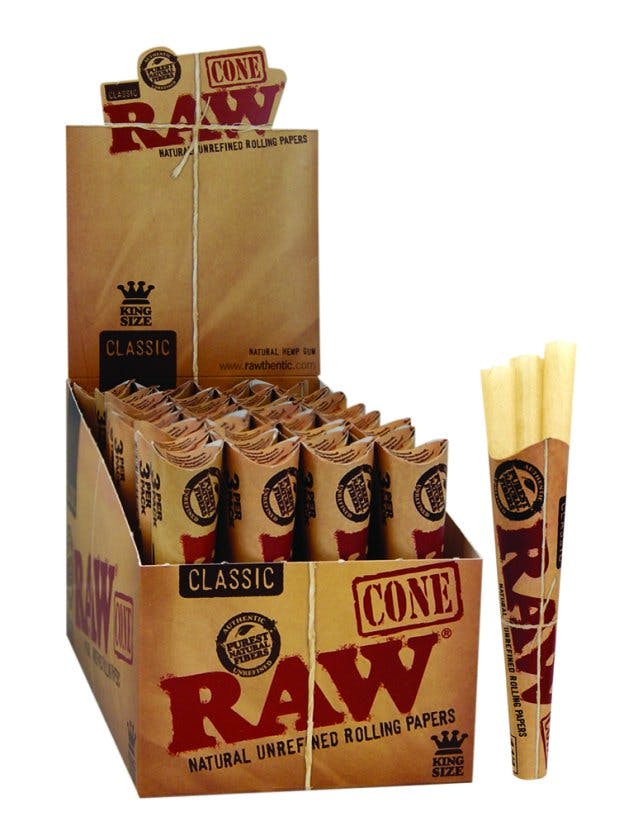 RAW Cones 3pk  KING