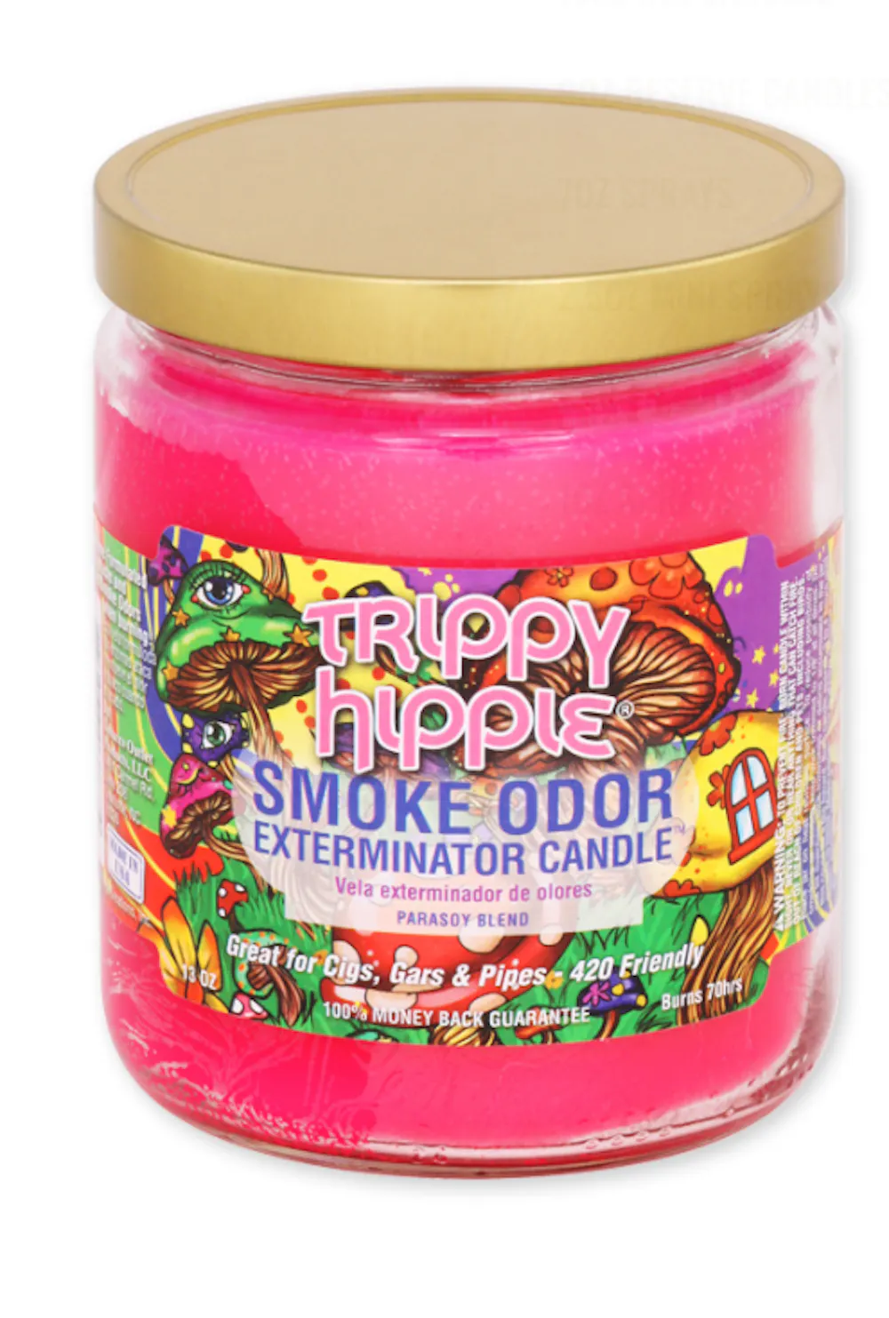Product Smoke Odor Eliminating Candle 13oz TRIPPY HIPPIE