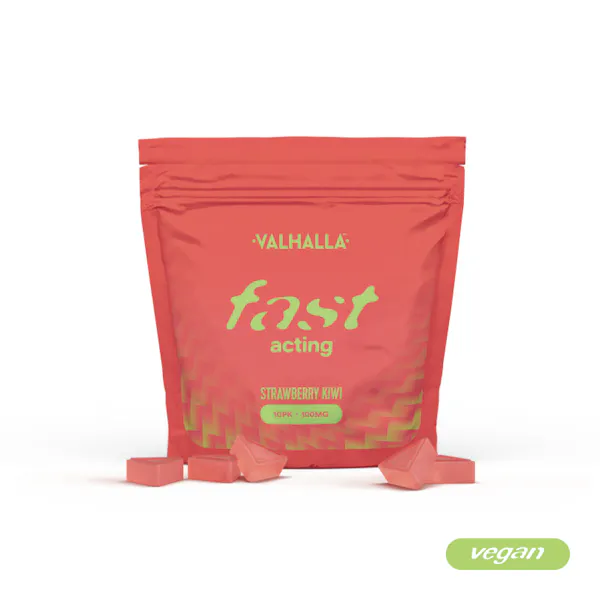 Valhalla l Strawberry Kiwi Fast Acting Soft Lozenge 10pk l 100mg