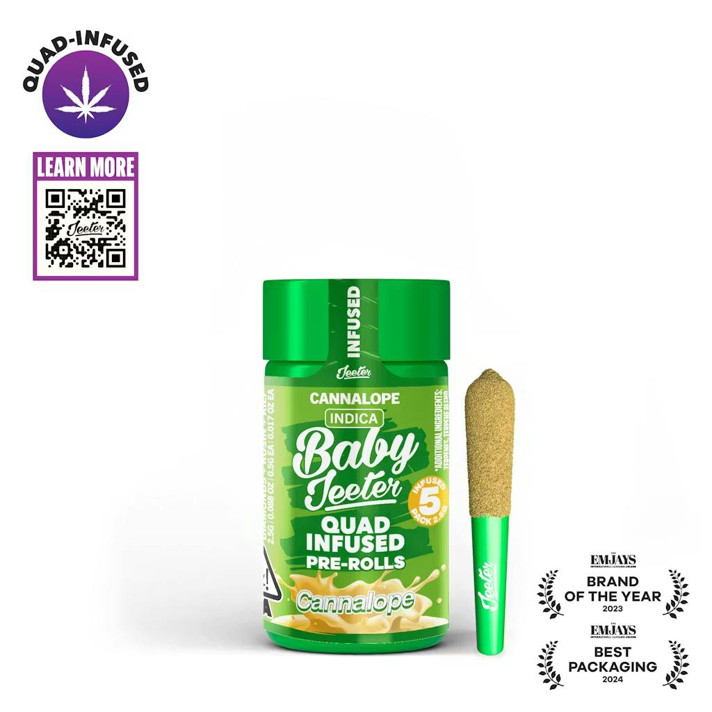 Cannalope Baby Jeeter Infused Pre-Roll 5-pack | 2.5g